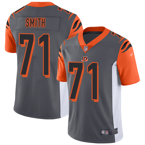 Cincinnati Bengals Limited Silver Men Andre Smith Jersey NFL Footballl #71 Inverted Legend